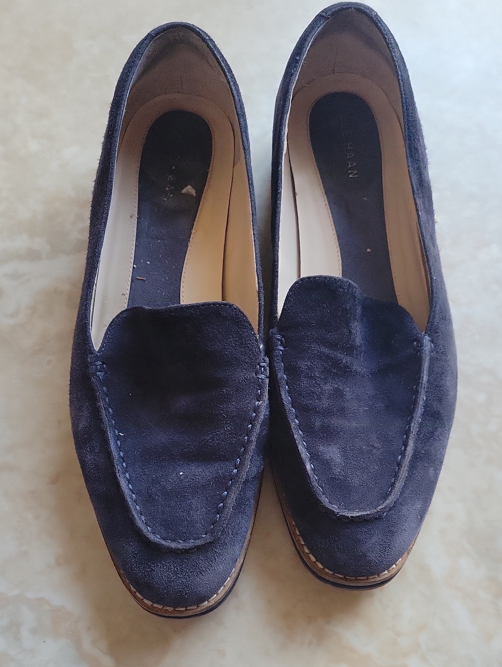 Cole Haan Navy Suede Women's Loafers